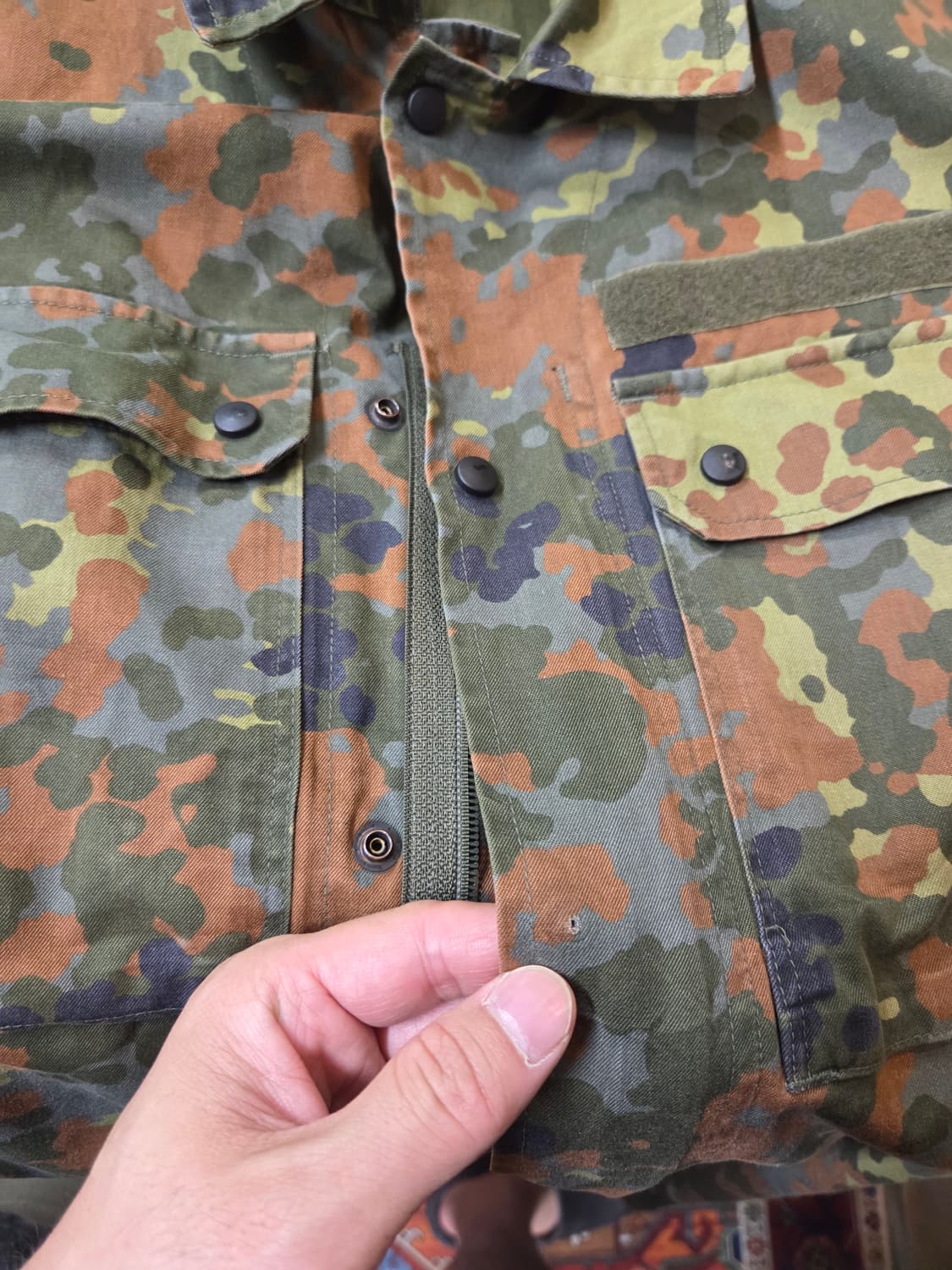 독일군 90s 카모 셔츠자켓 L xl 상품이미지5