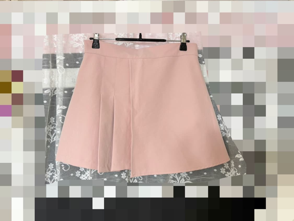 연핑크 A라인 스커트 M사이즈/새거수준 상품이미지2