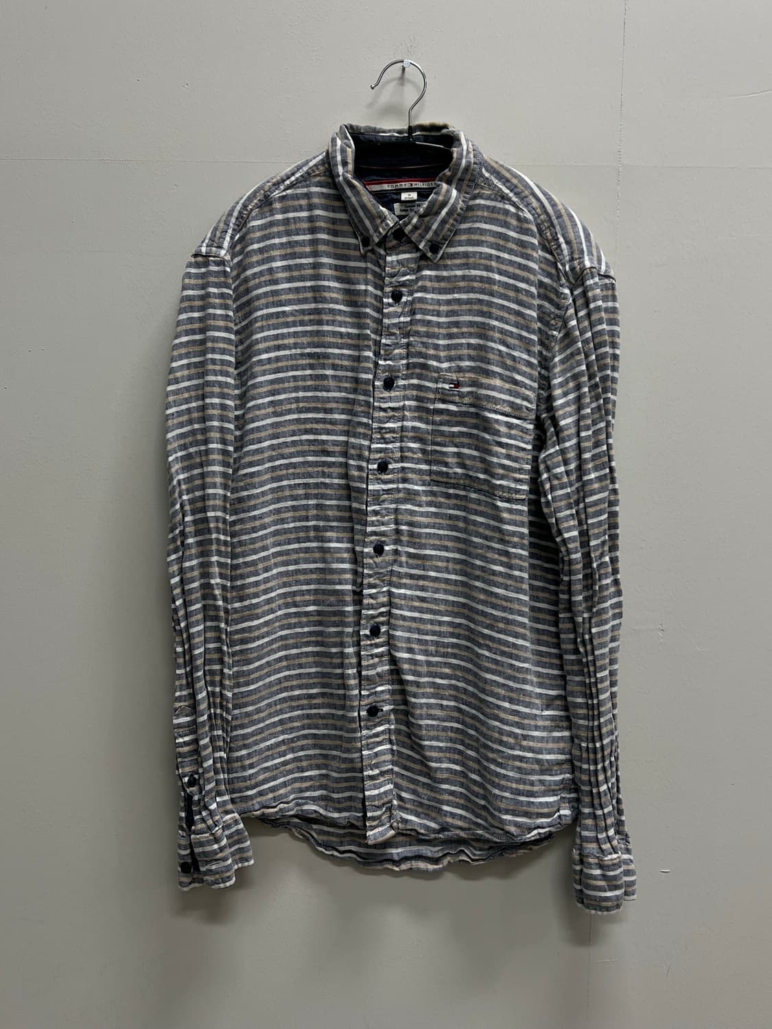 타미힐피거 스트라이프 셔츠 상품이미지2