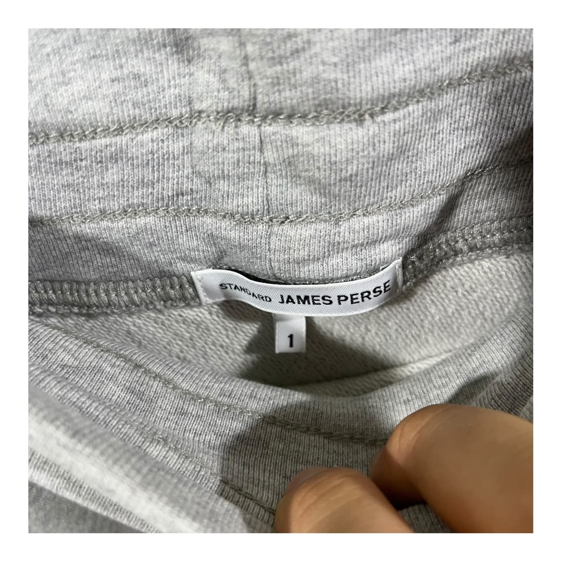[James Perse] 제임스 펄스 아웃스티치 스웻 롱스커트 상품이미지4