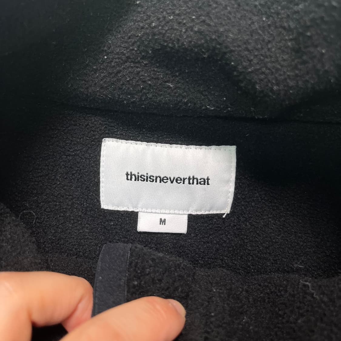 100 디스이즈네버뎃 플리스 집업 상품이미지4