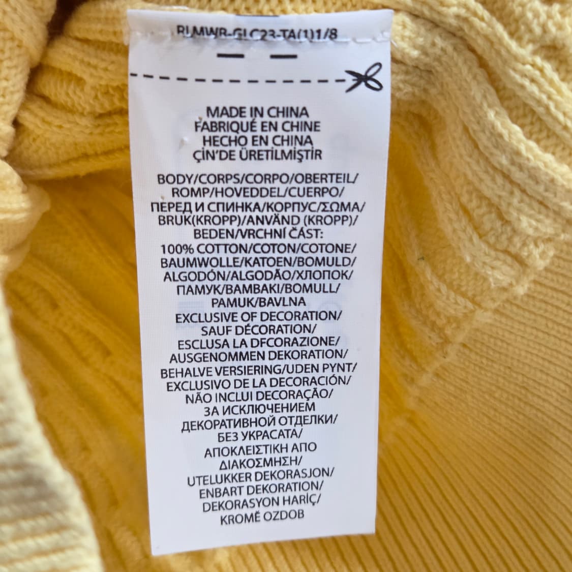 폴로랄프로렌 여아 케이블 니트 가디건 옐로우 M/8/10  상품이미지4