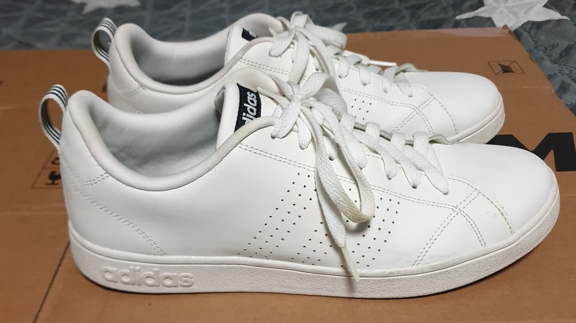 아디다스 베이스 코트 클라우드 쉐도우 화이트 스니커즈 (270) 상품이미지1