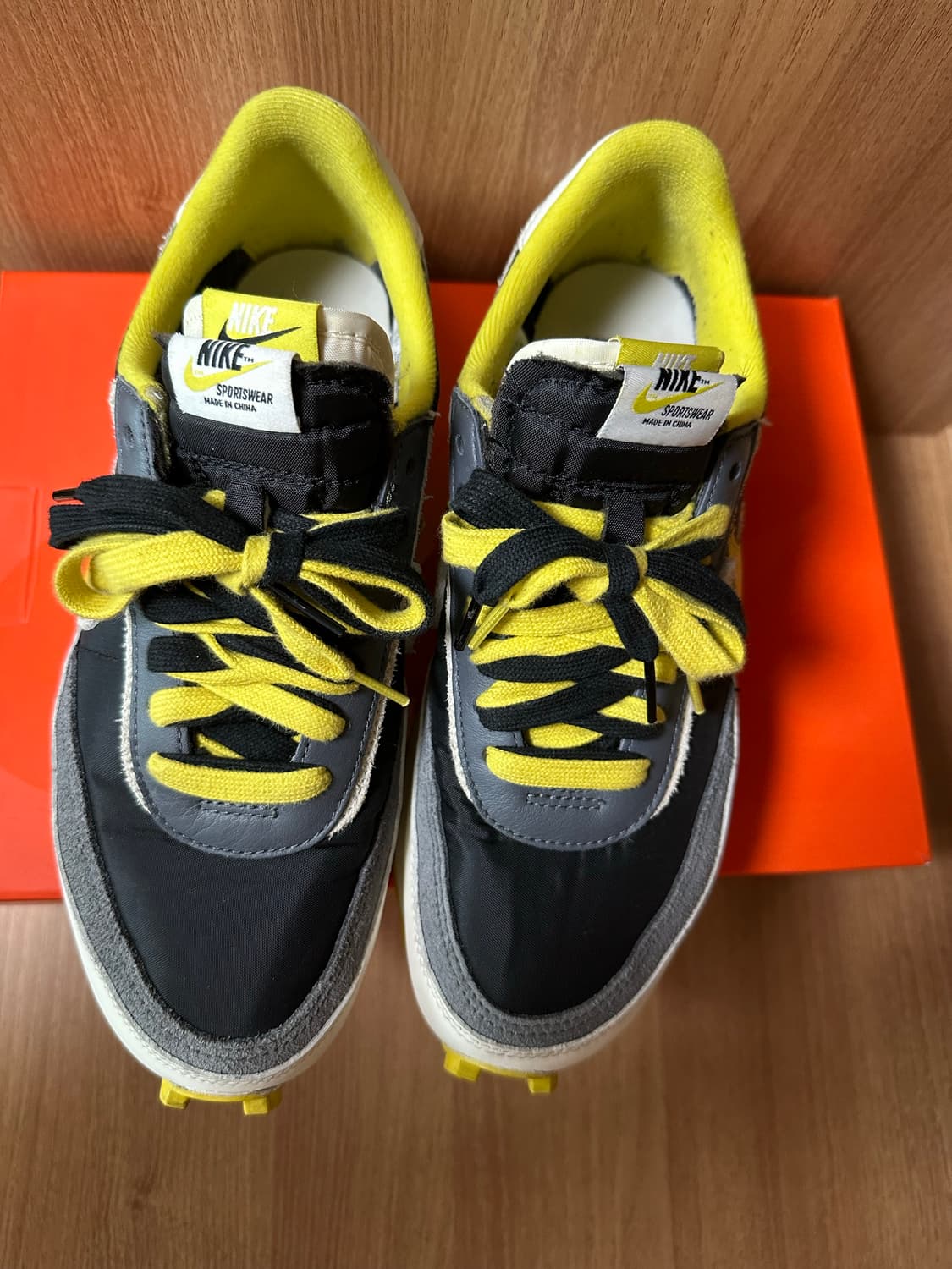 나이키 사카이 언더커버 LD와플 블랙 브라이트 시트론 270 상품이미지3