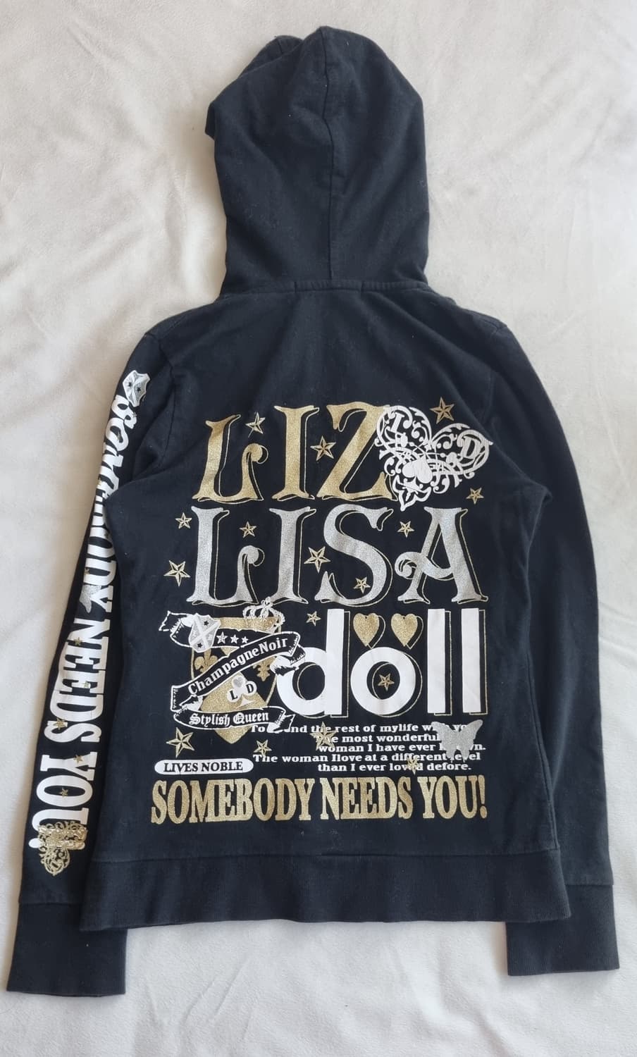 빈티지 갸루 리즈리사돌 집업 상품이미지2