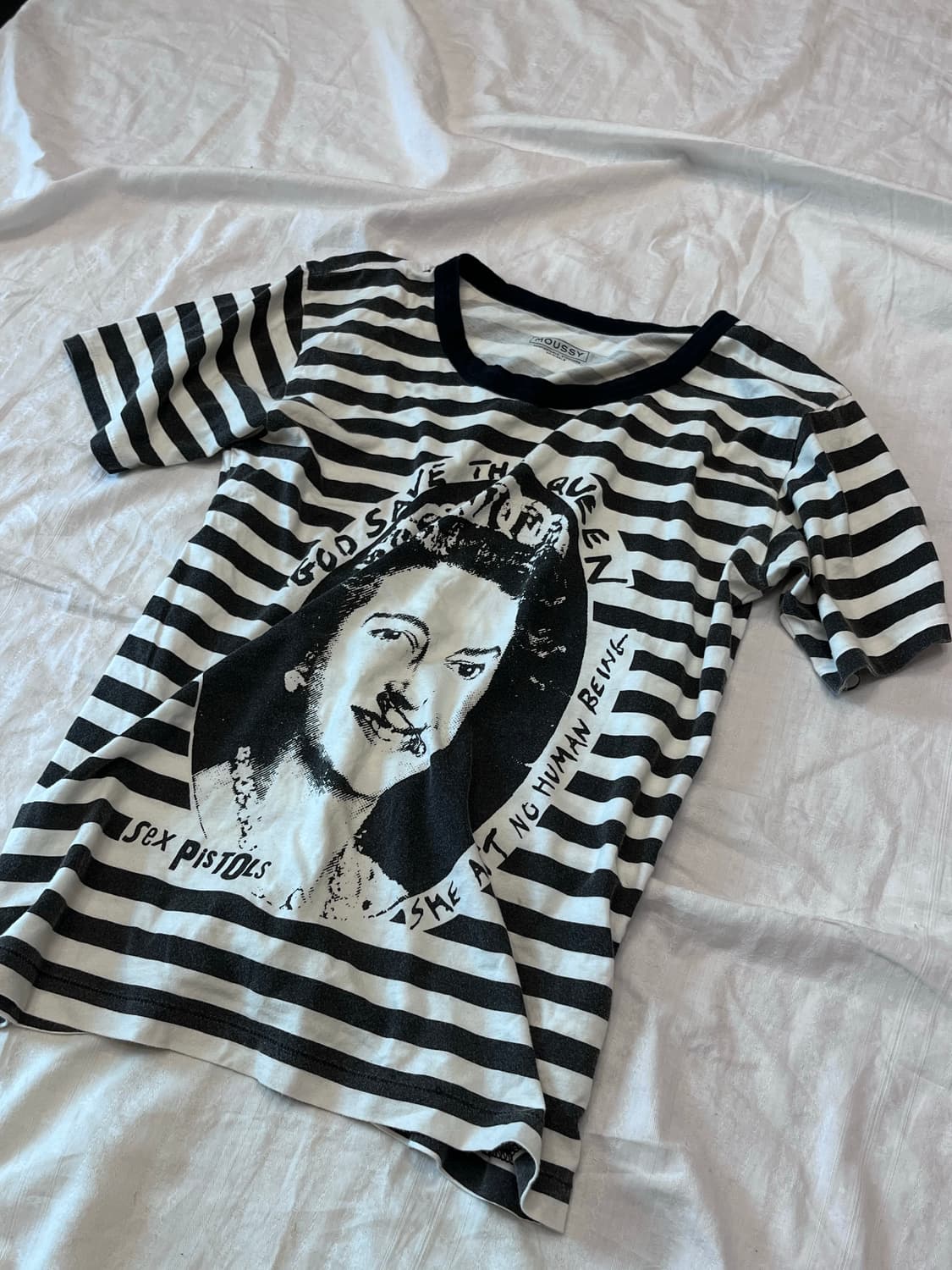 Sex Pistols Stripe Punk T shirt 상품이미지2