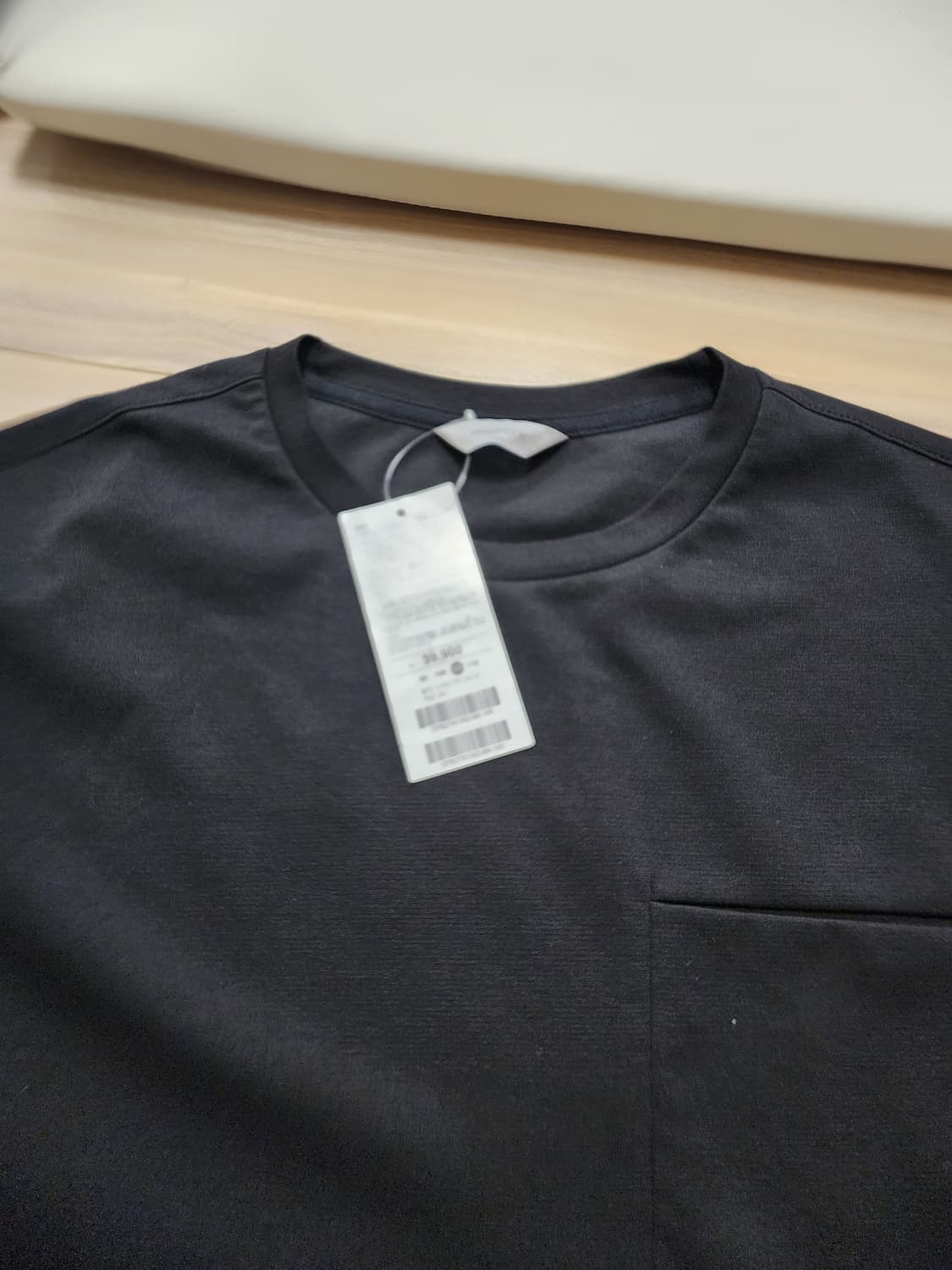 프로젝트엠쿨텐션포켓반팔티셔츠105블랙 상품이미지3