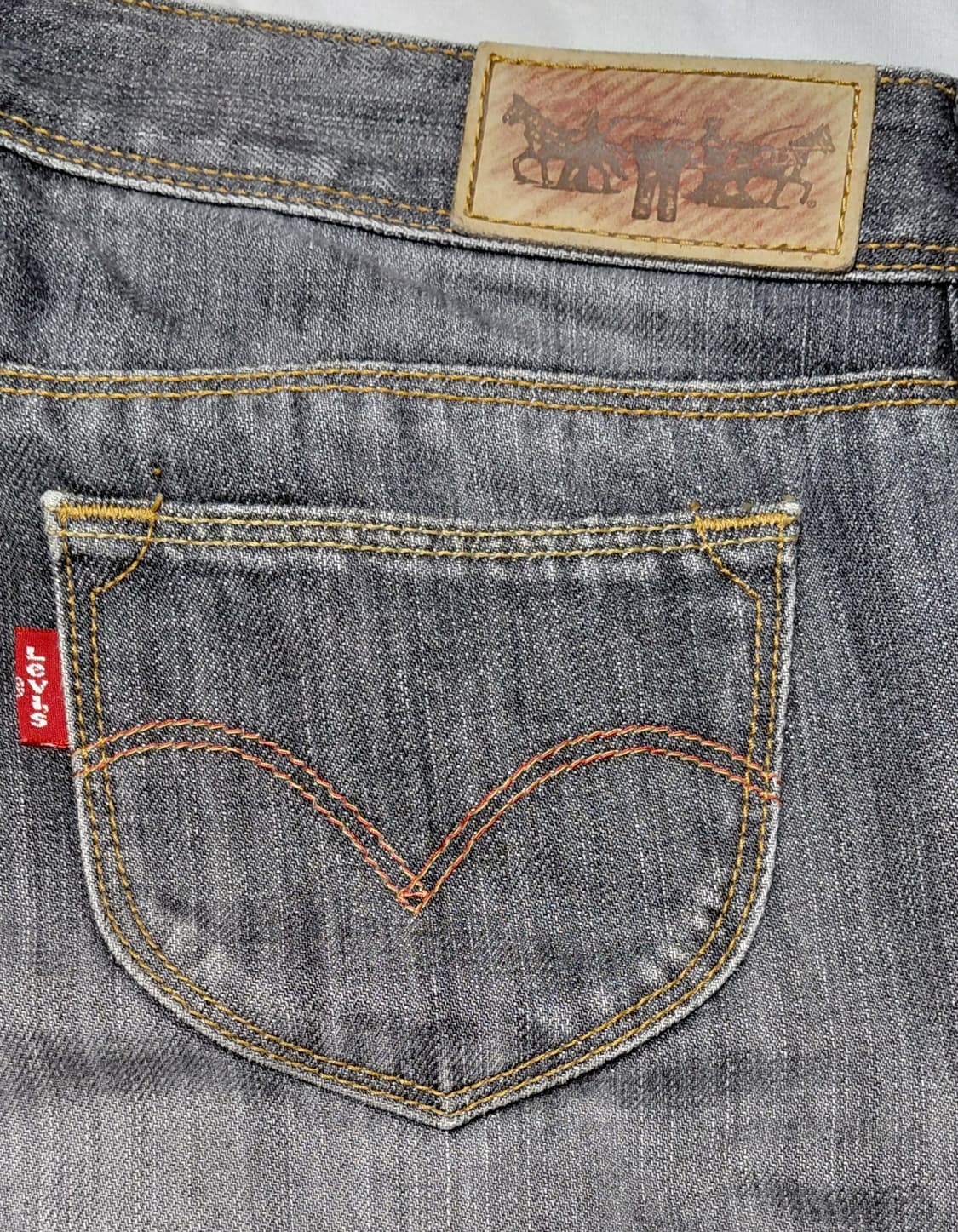 리바이스 Astrid 빈티지 그레이 데님 (26) 상품이미지8