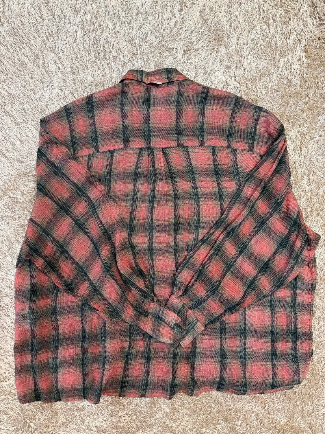 아워레가시 버로우드 빅 럼버체크 셔츠 48 상품이미지5