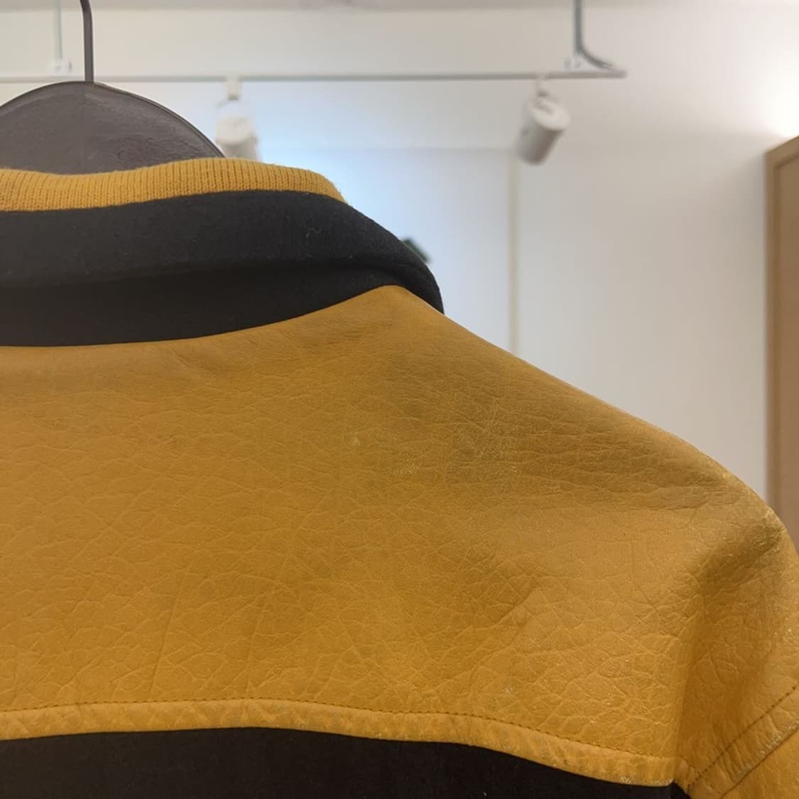 나이키 올드스쿨 레트로 빈티지 소가죽 바시티자켓 100 C09398 상품이미지8