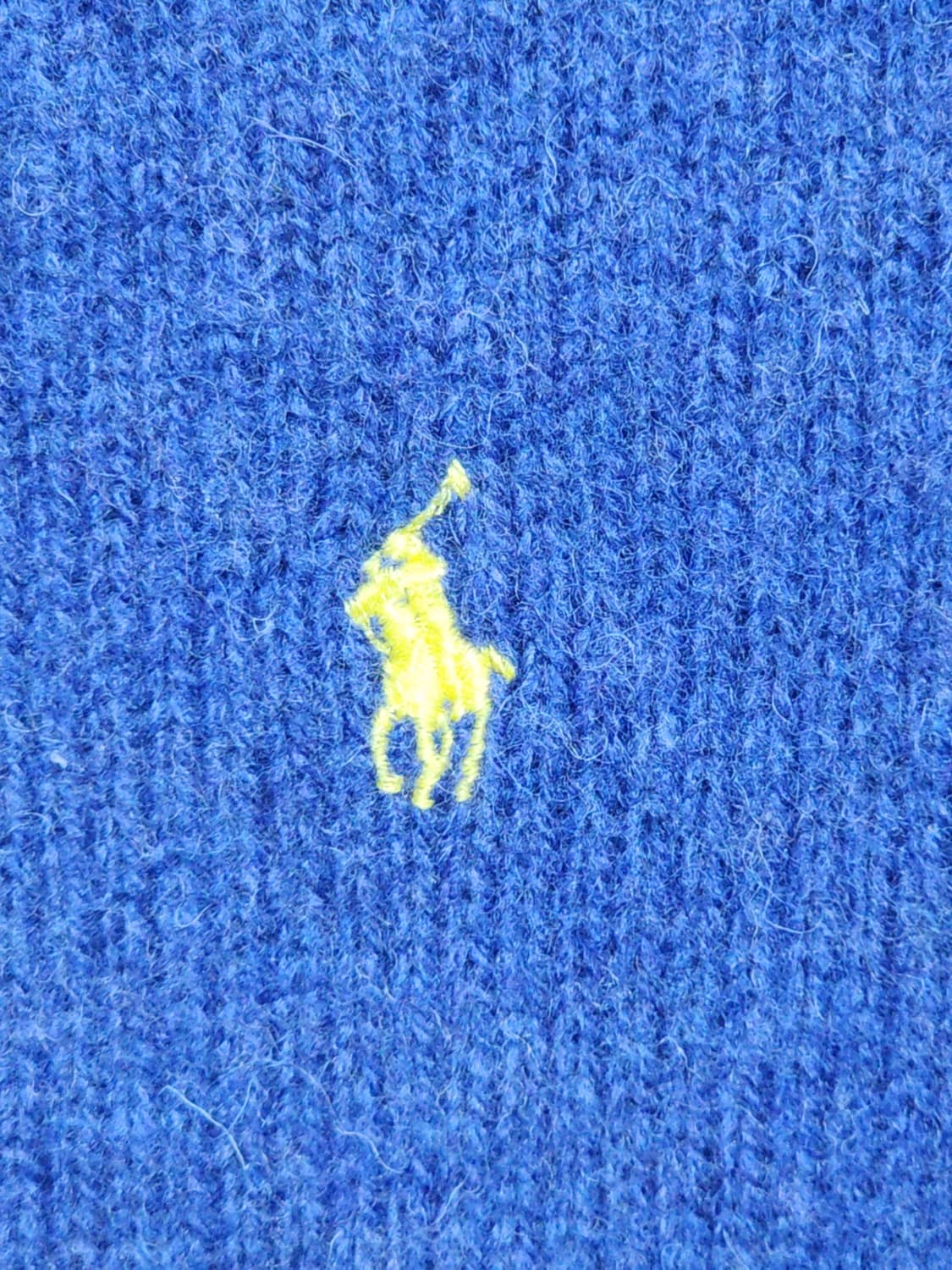 (S) 랄프로렌 폴로 니트 진하늘색 울스웨터 라운드  상품이미지4