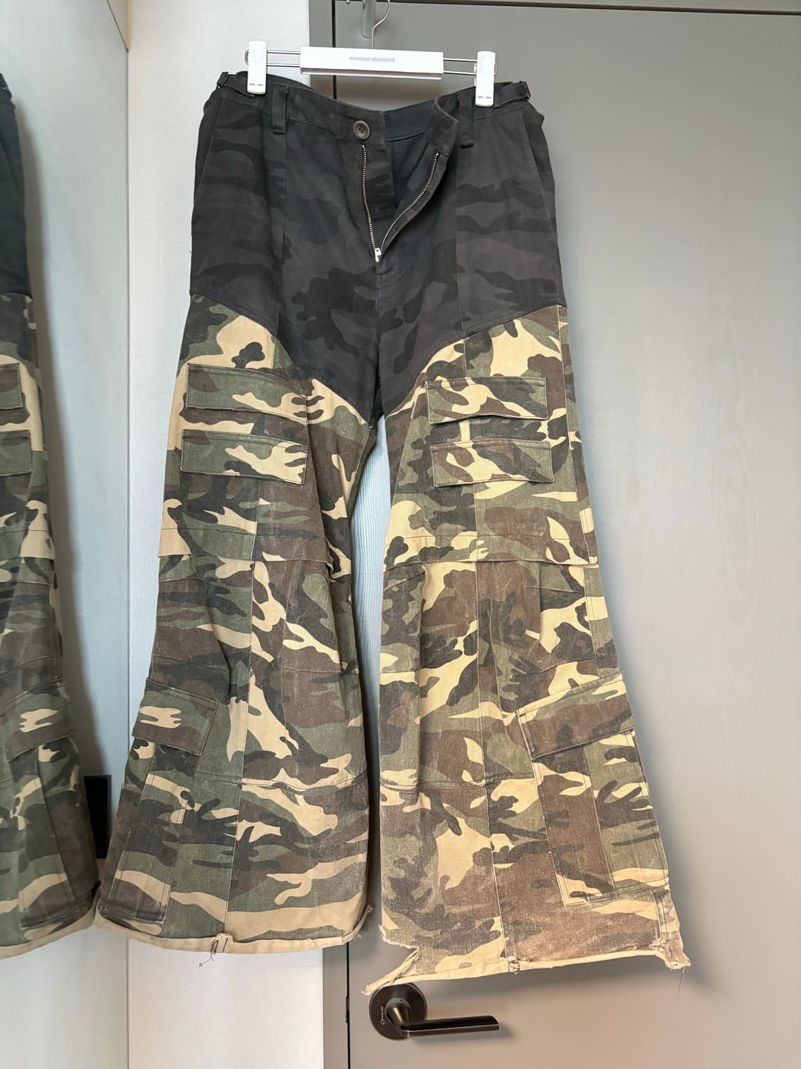 Qap 플레어 카고데님 상품이미지1