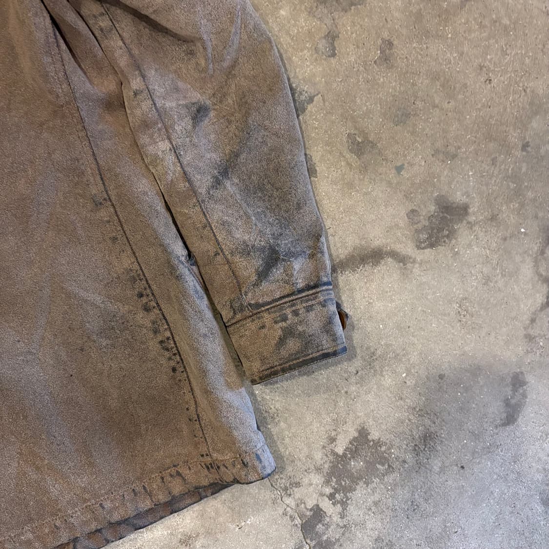 타케오키쿠치 레더 파우더 코팅 자켓 상품이미지7