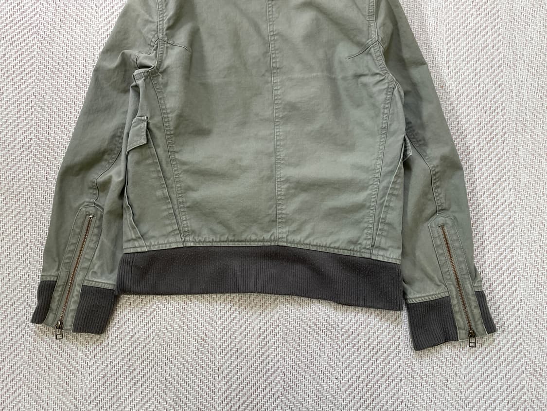 Lari 하이브리드 유틸리티 밀리터리 자켓 y2k goa 상품이미지6