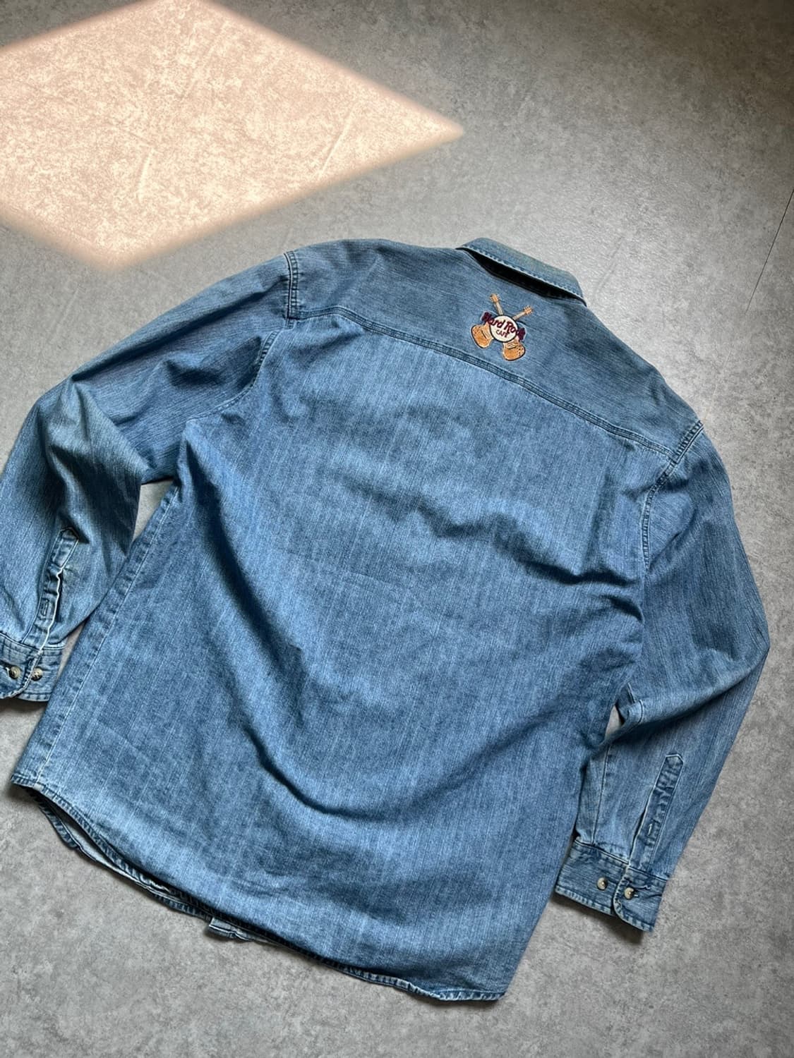 XL) 하드락카페 데님 셔츠 상품이미지6