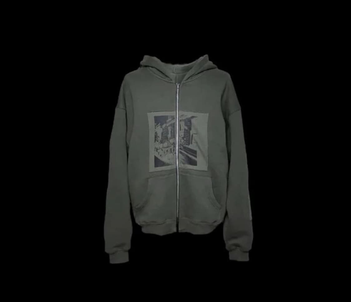 [2] 에모스탠스클럽 후드집업 올리브 상품이미지1