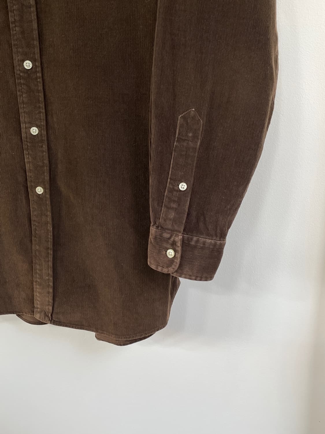 폴로 랄플로렌 브라운 코듀로이 셔츠 상품이미지4