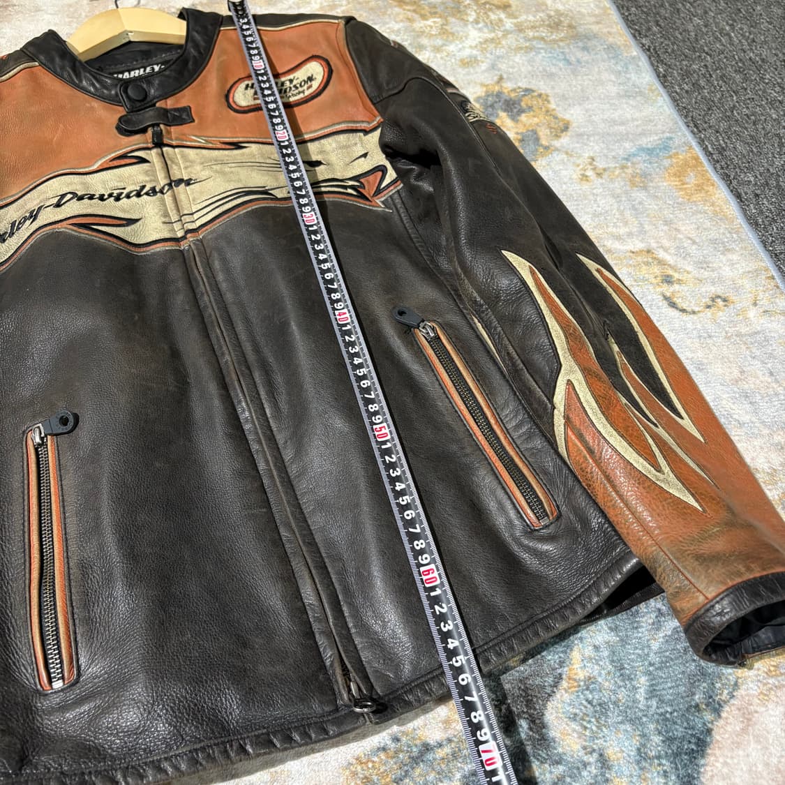 할리데이비슨 빈티지 소가죽 레더자켓 상품이미지8