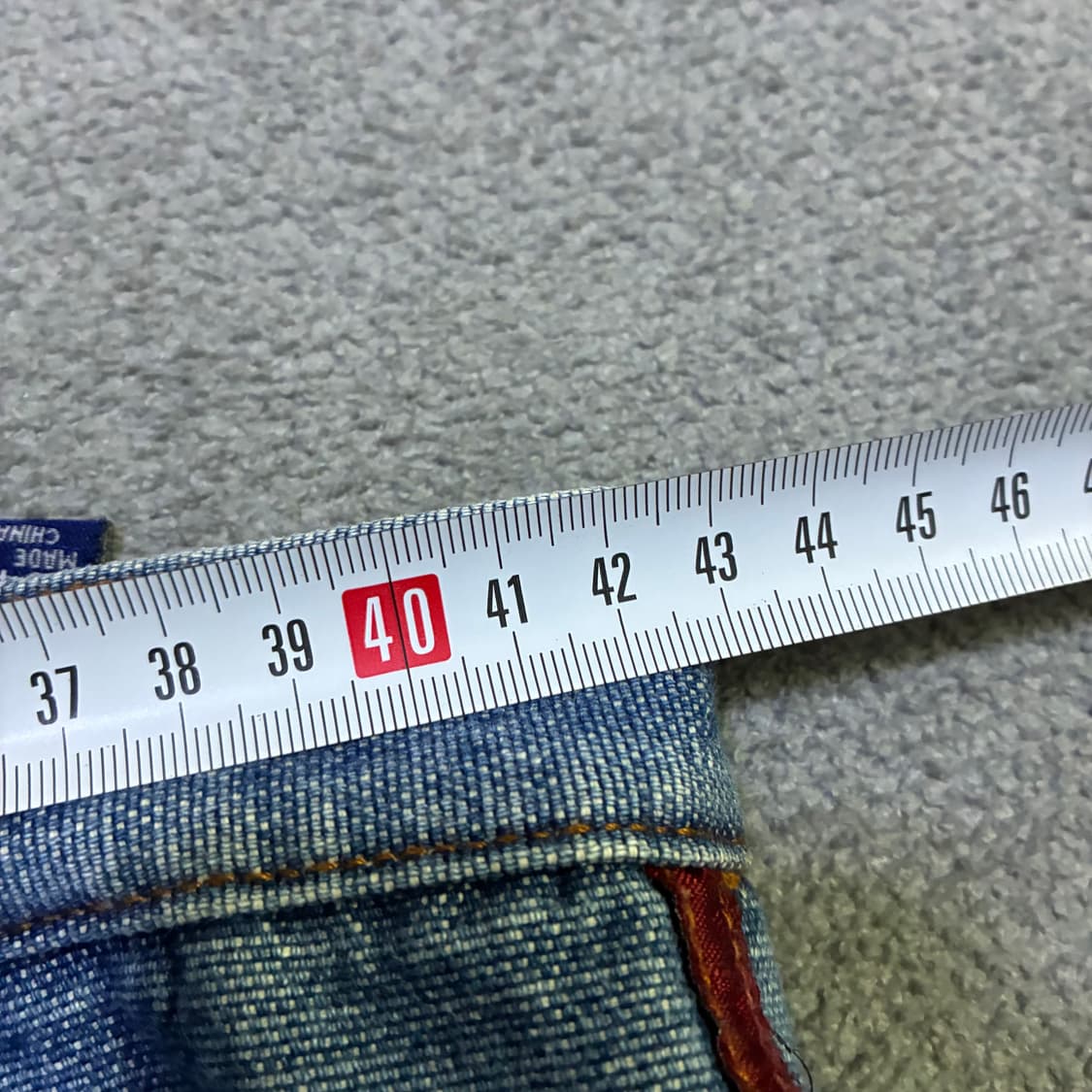 쿠지 사이드라인 오드스쿨 베기핏 데님팬츠 32 상품이미지7