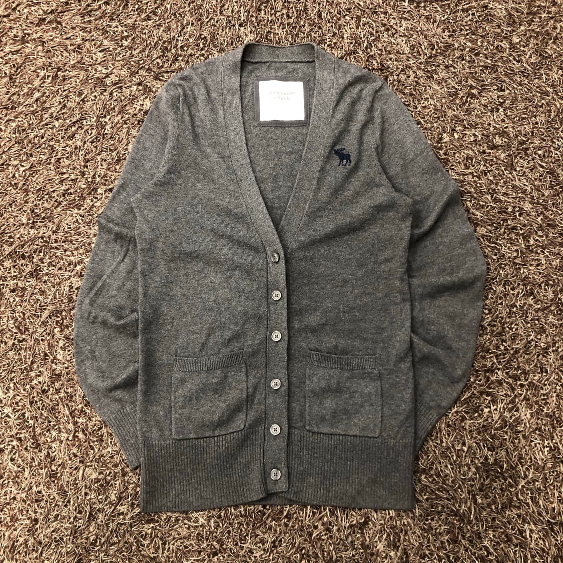 아베크롬비 그레이 가디건 상품이미지1