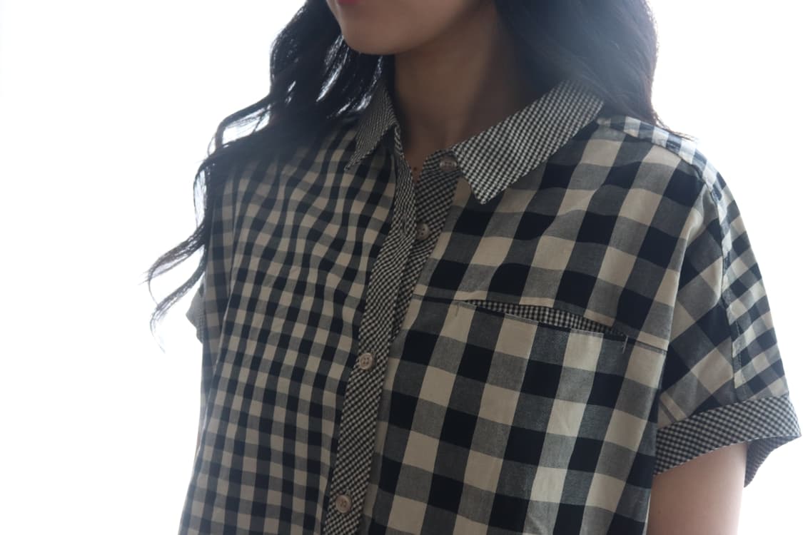 [Beams Heart] Gingham Check Shirt 상품이미지4