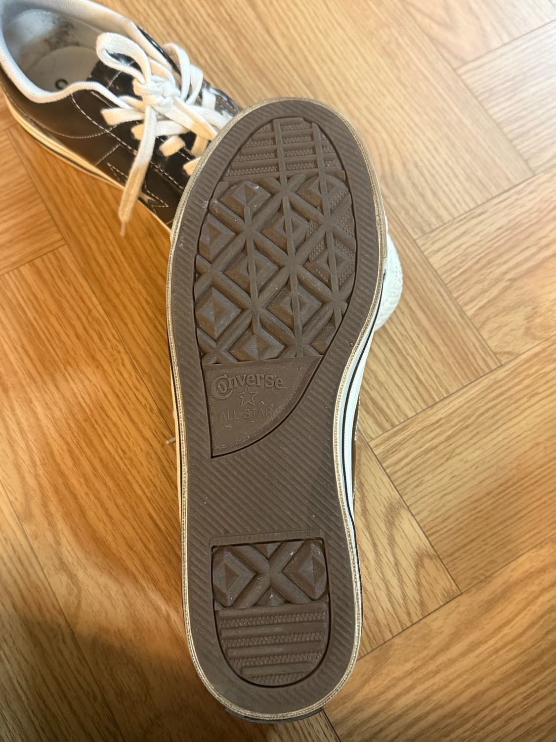 컨버스 원스타 레더 블랙 260 상품이미지3