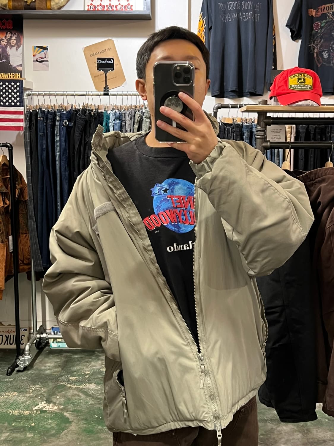 90's 플래닛 할리우드 싱글스티치 빈티지 반팔티셔츠 Made USA 상품이미지2