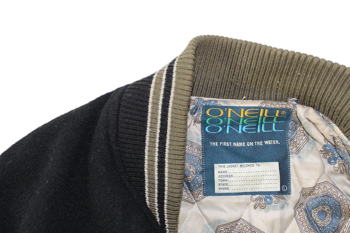 1990s USA O’NEILL 레더 바시티 자켓 상품이미지4