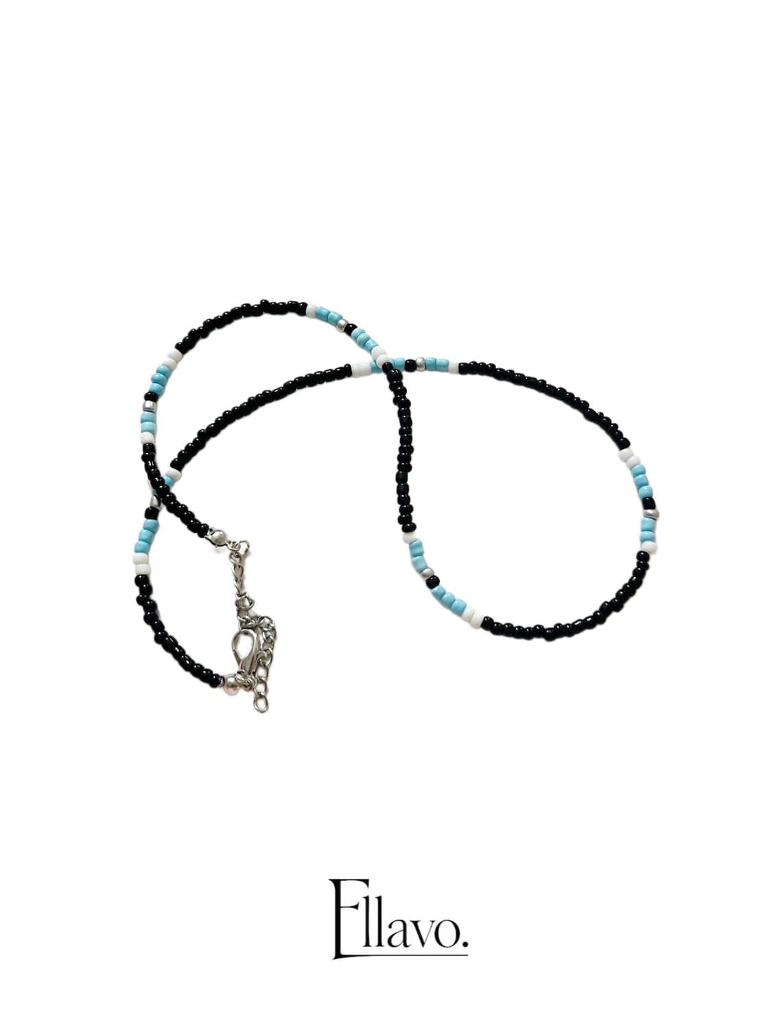 Ellavo Blue Tide Beads Necklace 상품이미지1