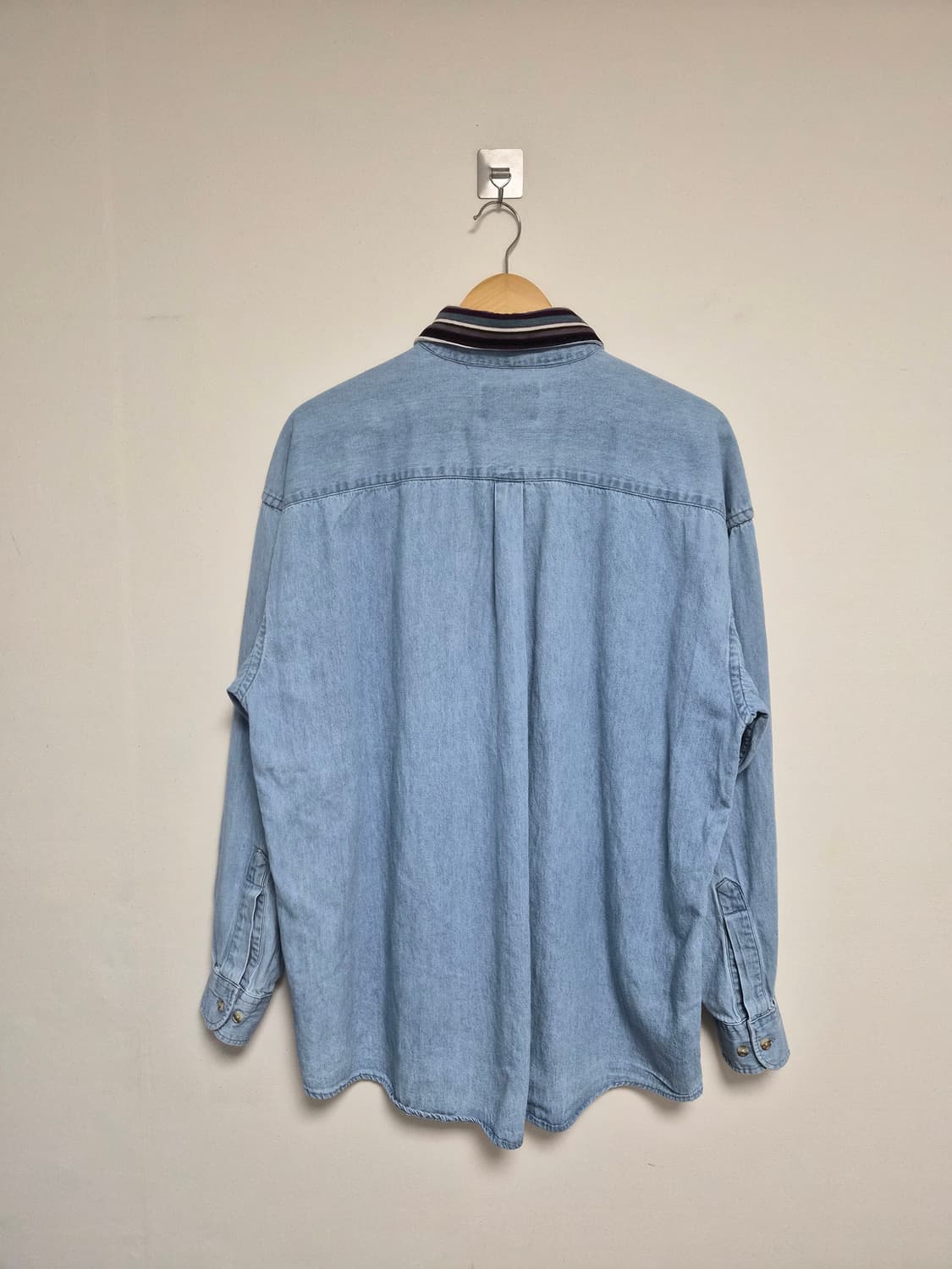 칼하트Carhartt 카라 배색 데님 셔츠 XL - S221 상품이미지2