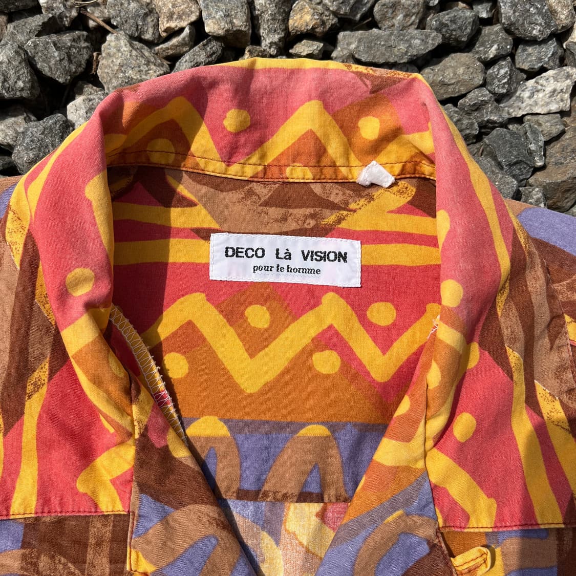 DECO La VISION 패턴 셔츠 (실측확인) 상품이미지2