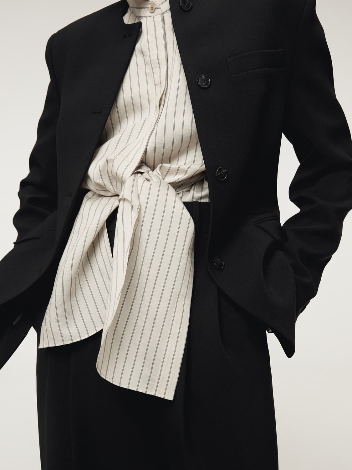 렉토 RECTO 카라리스 싱글 자켓 블랙 상품이미지6