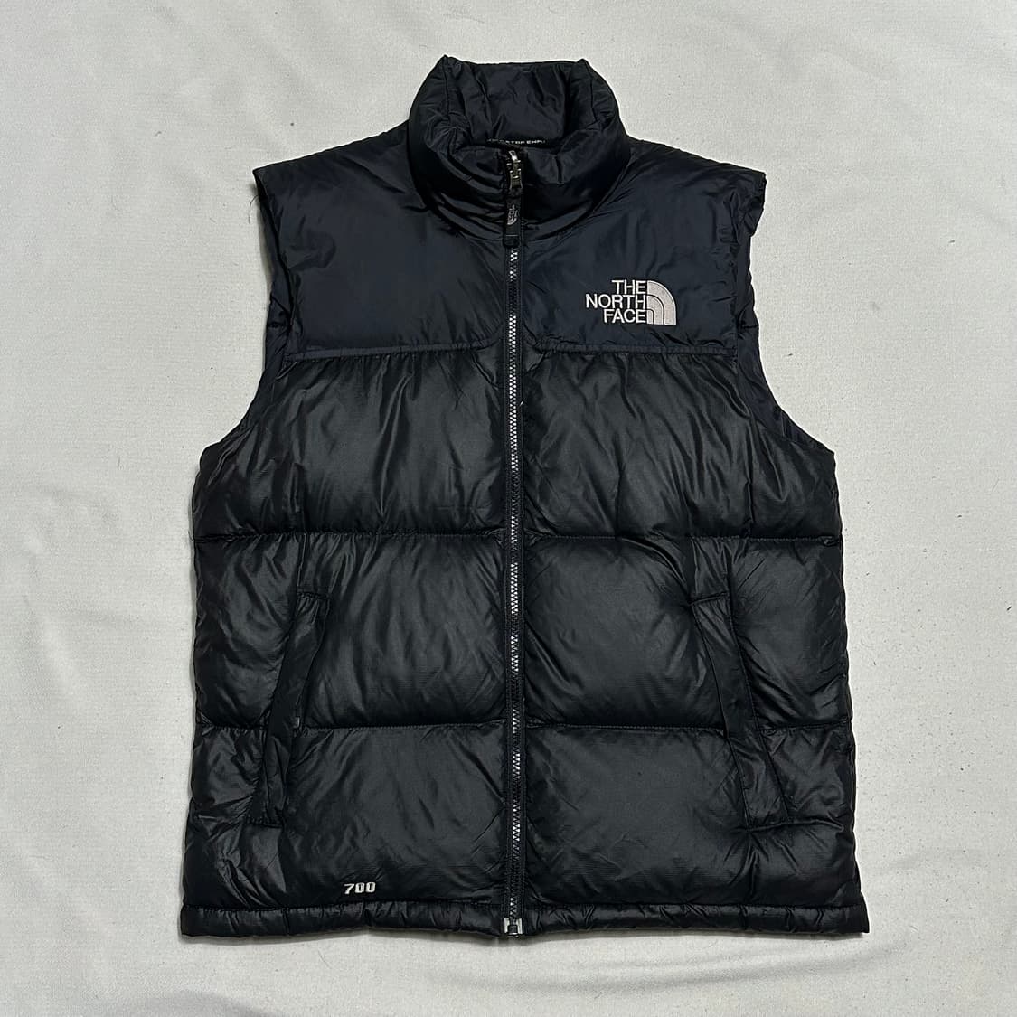 90 노스페이스 눕시 700 블랙 패딩 베스트 상품이미지2