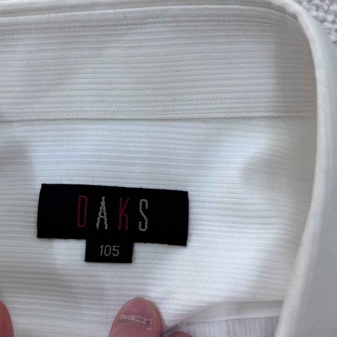 105 닥스 남성 정장 화이트 셔츠 0416E 상품이미지3