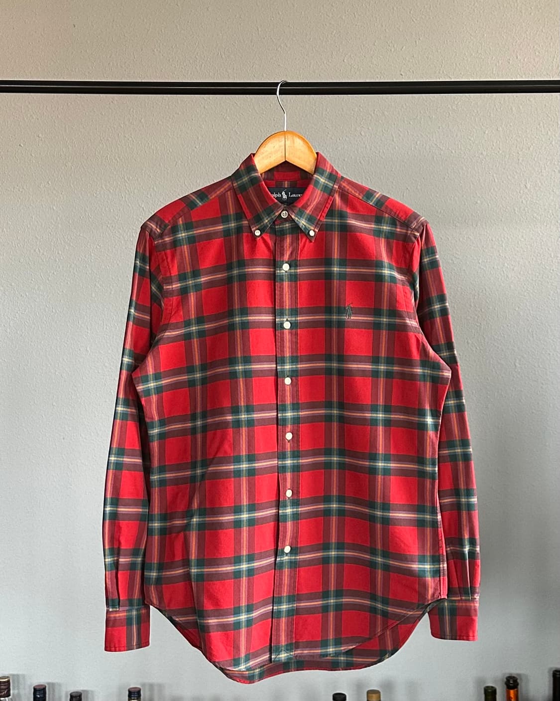 [S]폴로 랄프로렌 클래식핏 크리스마스 체크 셔츠 상품이미지1