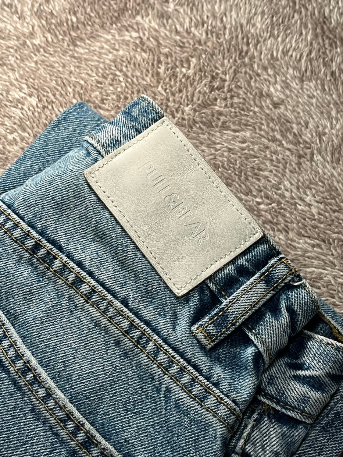 풀앤베어 세미와이드 스트레이트 데님  상품이미지4