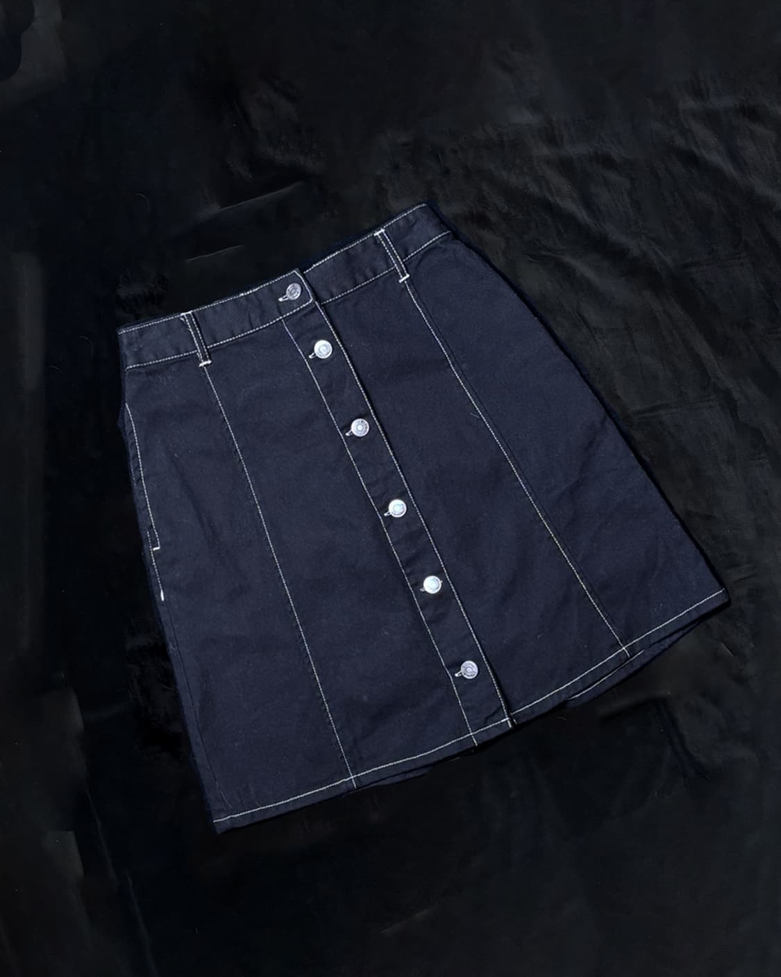 일본빈티지 스티치 스커트 상품이미지1