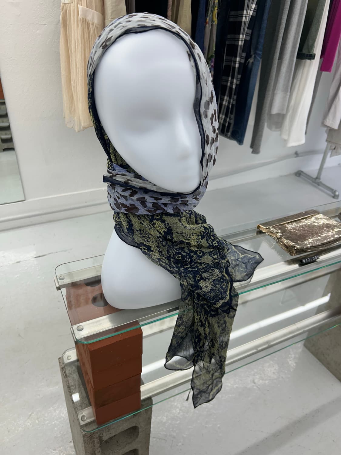 호피 멀티컬러 스카프 상품이미지1