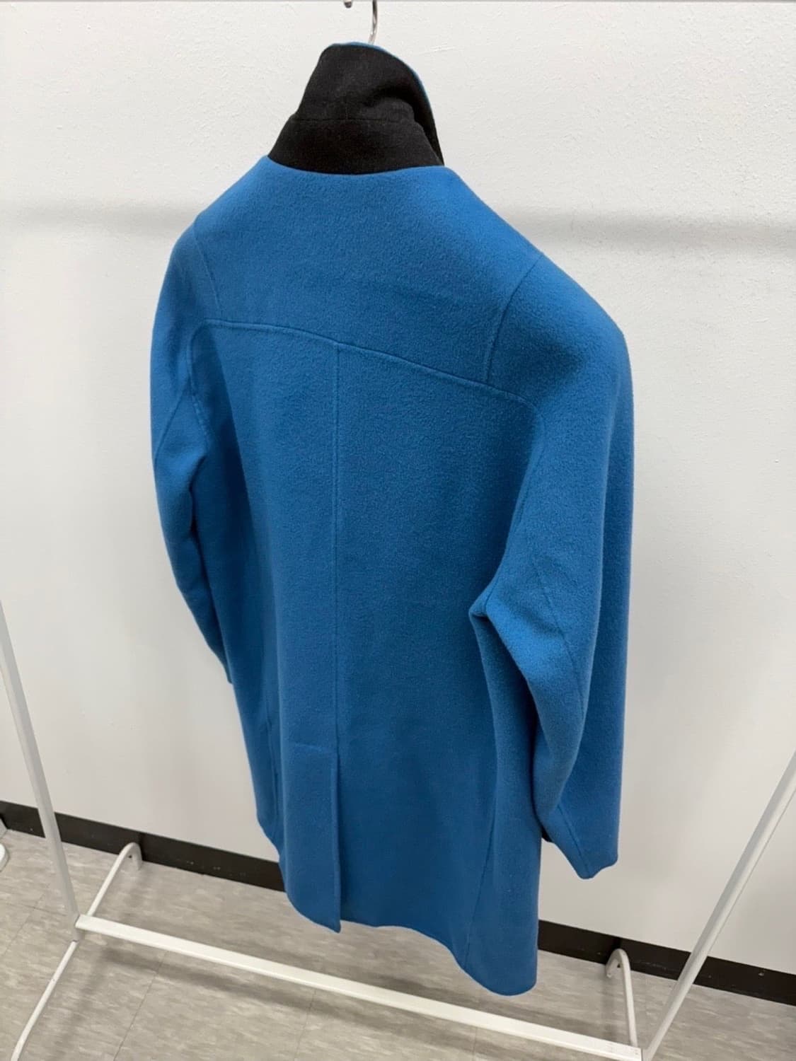 100-105) 시스템옴므 코발트블루 캐시미어 코트 상품이미지7