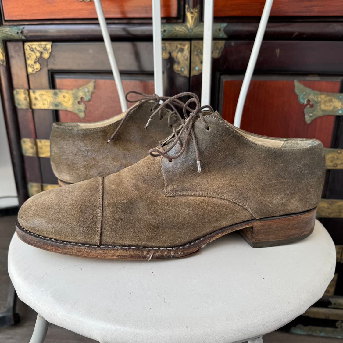 Carpe Diem 누벅 레더 더비 슈즈 상품이미지1