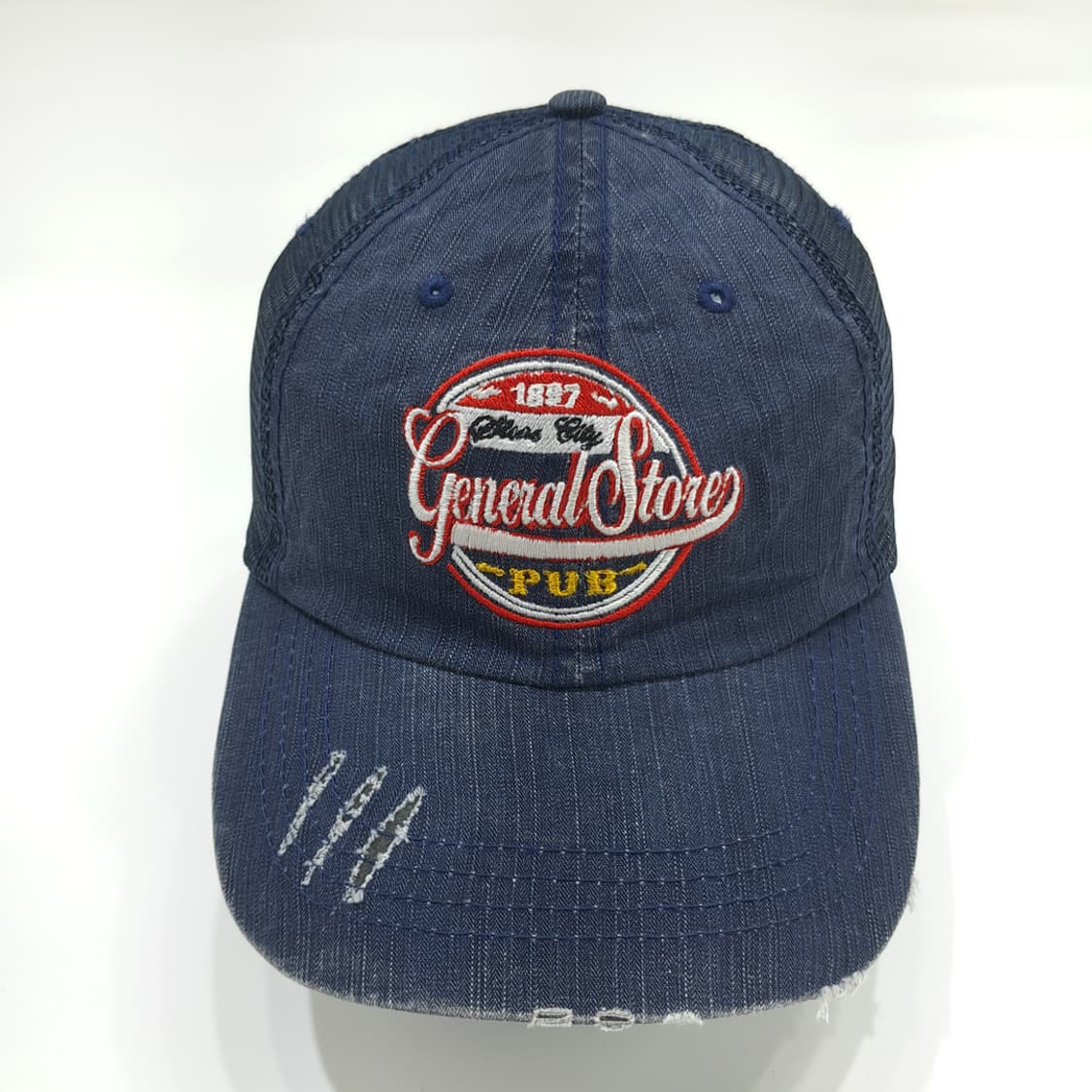 빈티지 General Store 디스트레스드 메쉬 트러커캡 P1437 상품이미지3