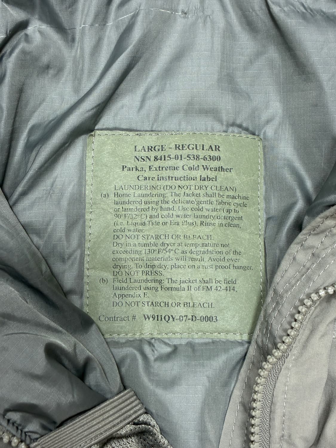 미군 프리마로프트 패딩 (105-110) 상품이미지4