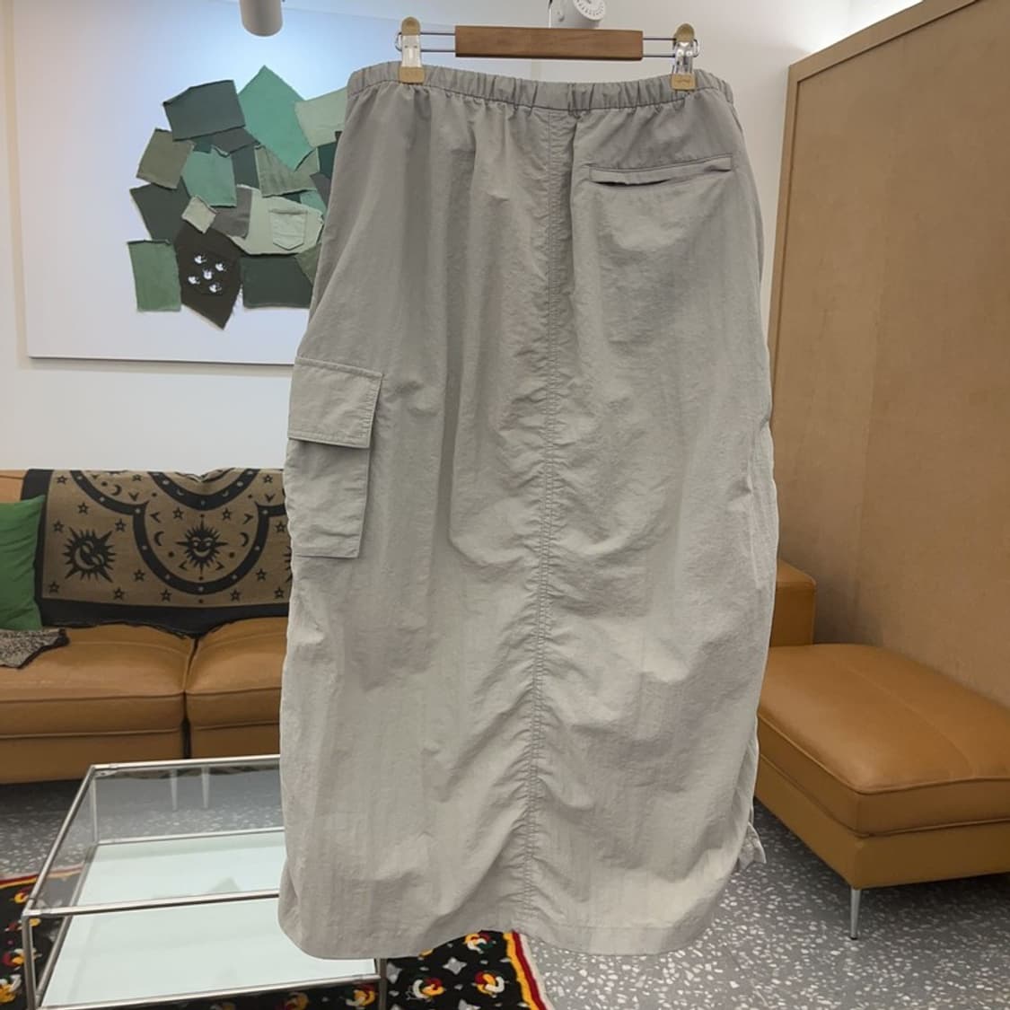 무신사스탠다드 고프코어 스트릿힙 카고 롱스커트 L C07954 상품이미지4