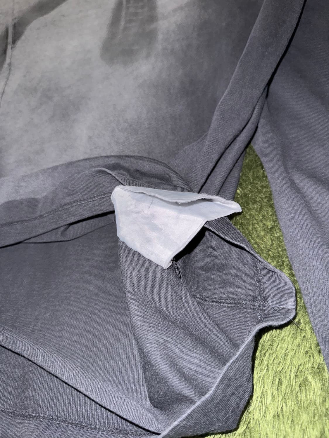 [XL] 코스트 퍼 킬로 더티 워싱 블리치드 스테어 롱슬리브 블랙 상품이미지7