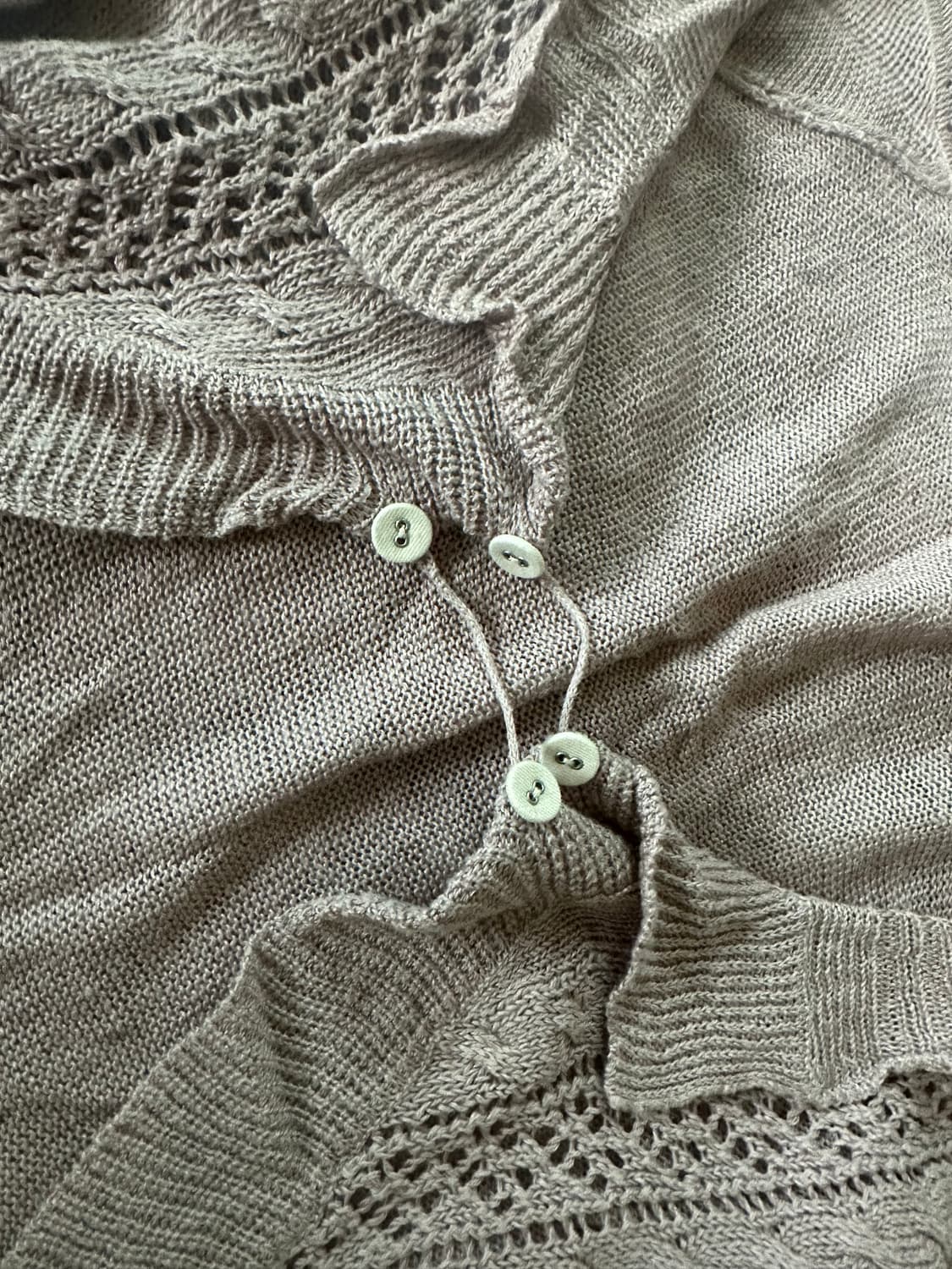 빈티지 핑크 볼레로 상품이미지3