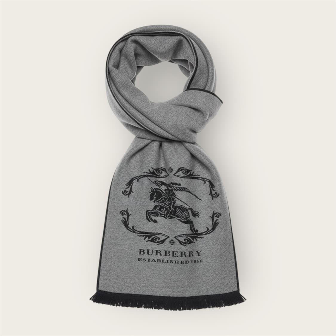 버버리 라나울 기마병 빅로고 머플러 상품이미지1