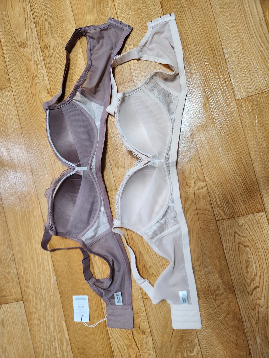 새것)오모떼 노와이어 브라 2종 세트 85A 상품이미지3