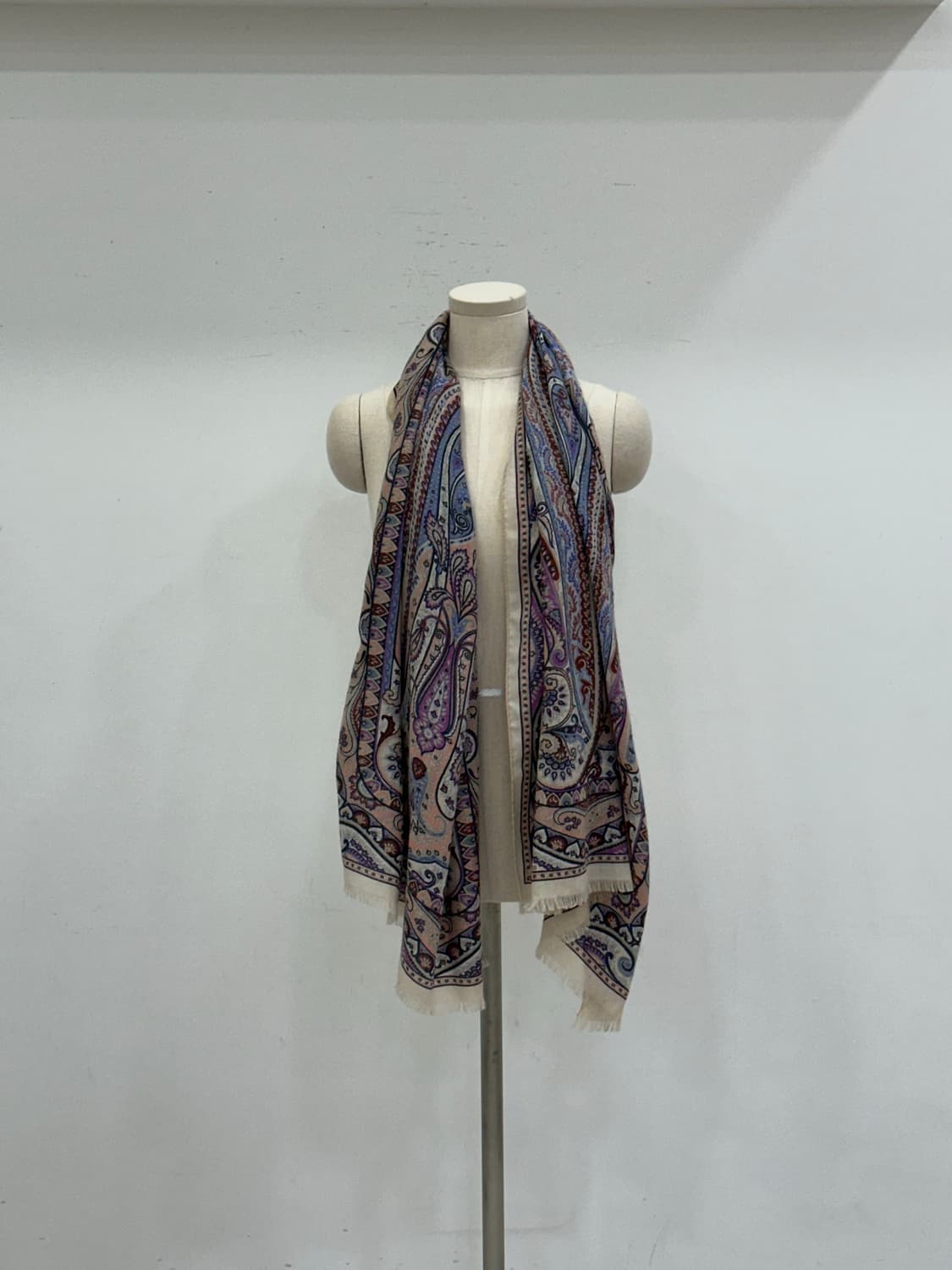 에트로 울 실크 숄 머플러 상품이미지3