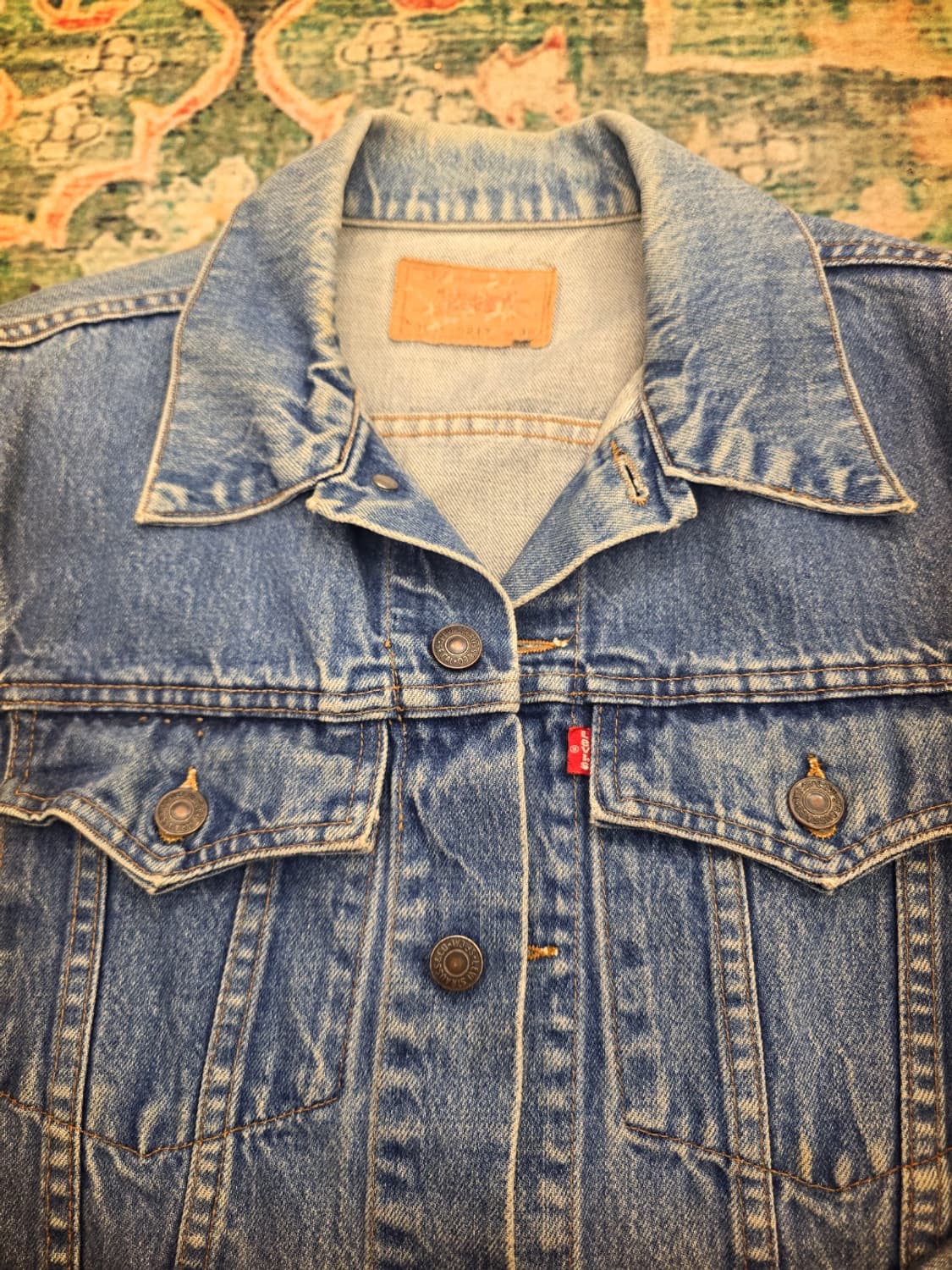리바이스 80s 데님자켓 용자수  스카쟌자켓 상품이미지2