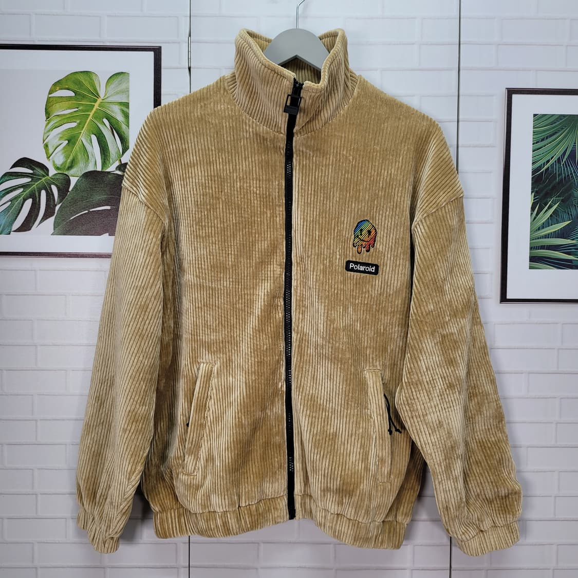 POLAROID 폴라로이드 코듀로어 트랙 집업 자켓 새상품급 상품이미지1